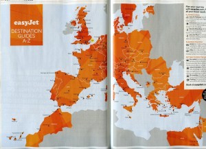 EasyJet destinacije