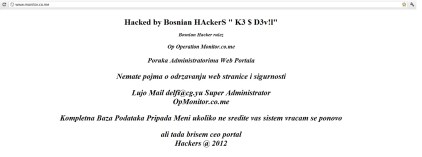 Nezaštićeni "Monitor"