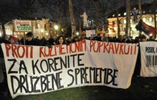 protesti slovenija