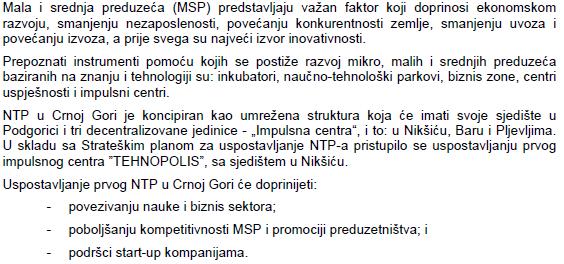 info tehnopolis niksic